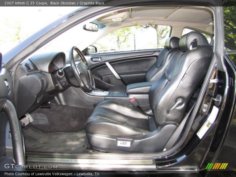 Black Obsidian / Graphite Black 2007 Infiniti G 35 Coupe