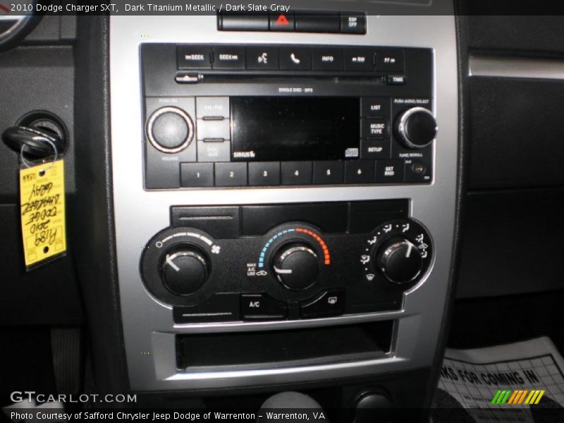 Dark Titanium Metallic / Dark Slate Gray 2010 Dodge Charger SXT