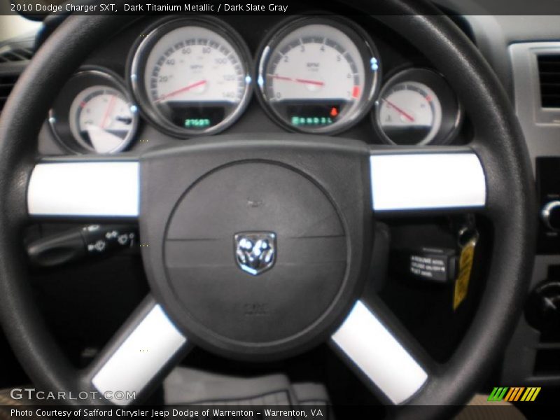 Dark Titanium Metallic / Dark Slate Gray 2010 Dodge Charger SXT