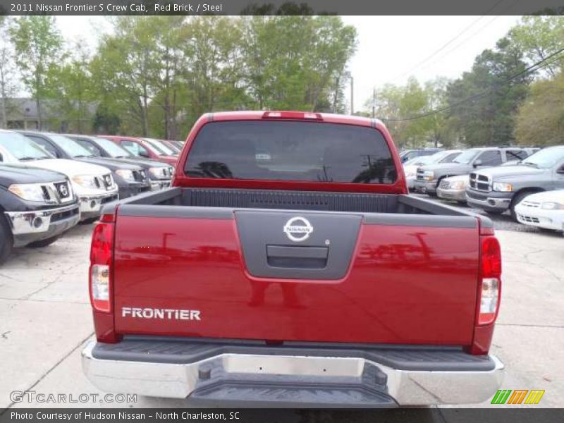 Red Brick / Steel 2011 Nissan Frontier S Crew Cab