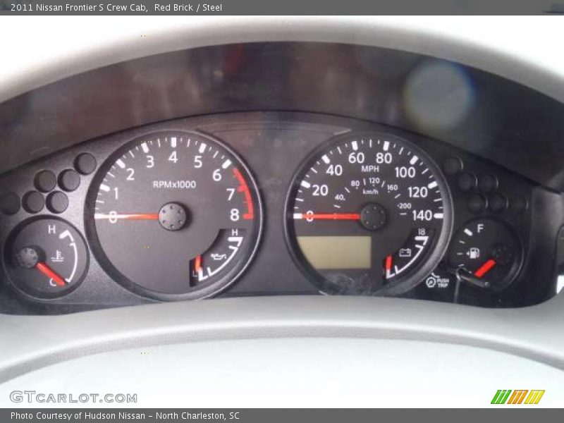 Red Brick / Steel 2011 Nissan Frontier S Crew Cab