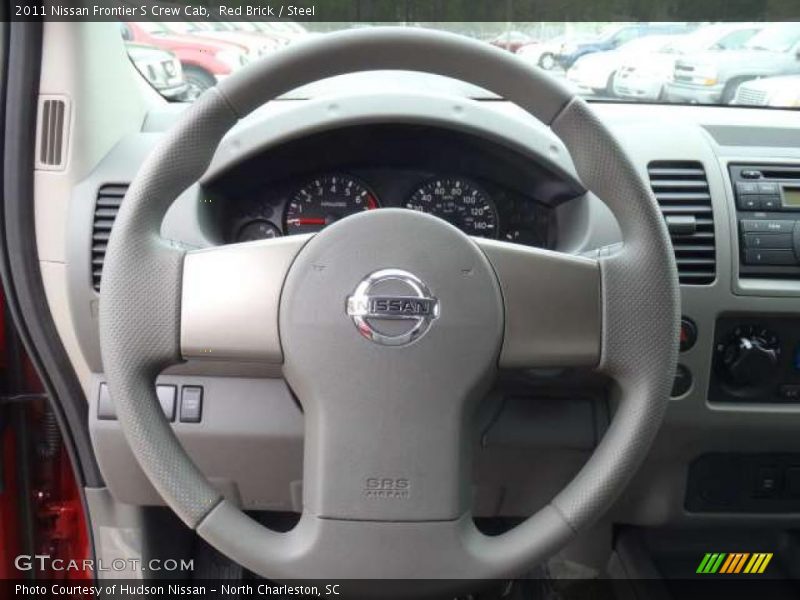 Red Brick / Steel 2011 Nissan Frontier S Crew Cab