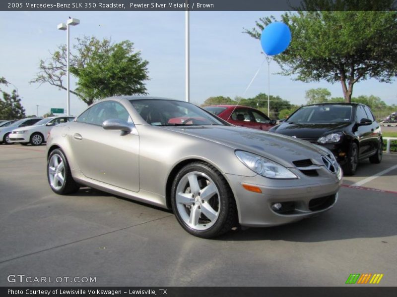 Front 3/4 View of 2005 SLK 350 Roadster