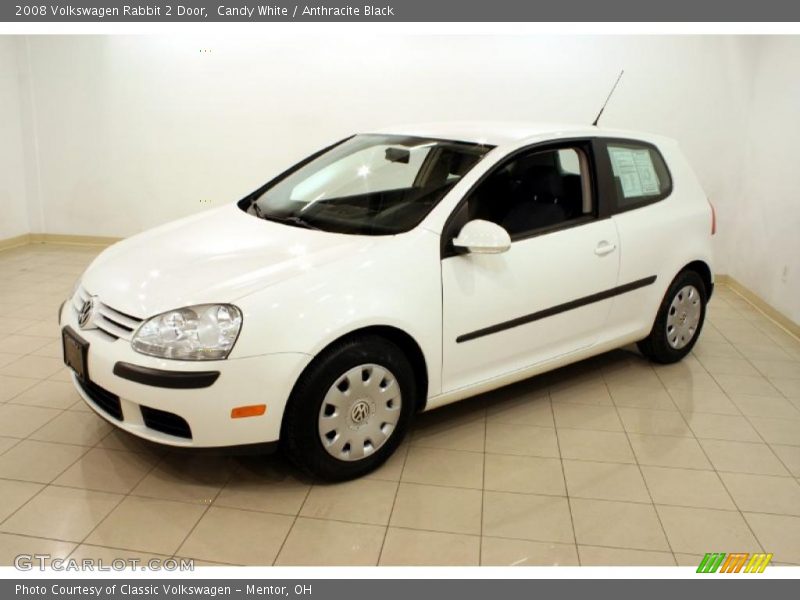 Candy White / Anthracite Black 2008 Volkswagen Rabbit 2 Door