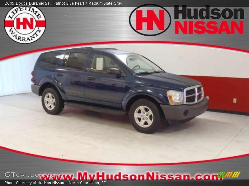 Patriot Blue Pearl / Medium Slate Gray 2005 Dodge Durango ST