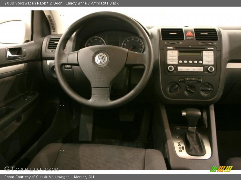 Candy White / Anthracite Black 2008 Volkswagen Rabbit 2 Door