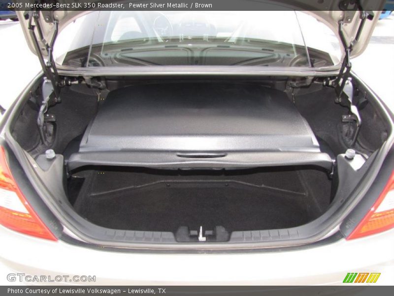 Pewter Silver Metallic / Brown 2005 Mercedes-Benz SLK 350 Roadster