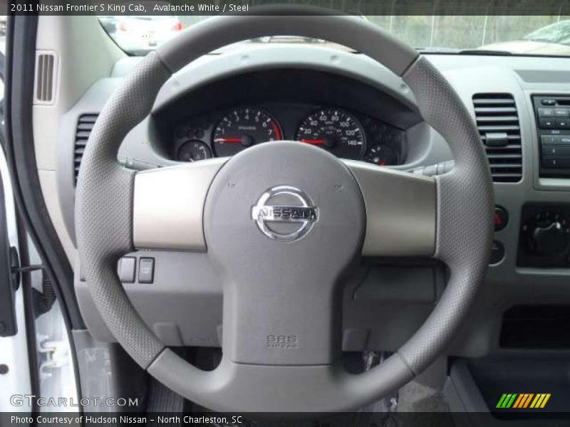 Avalanche White / Steel 2011 Nissan Frontier S King Cab