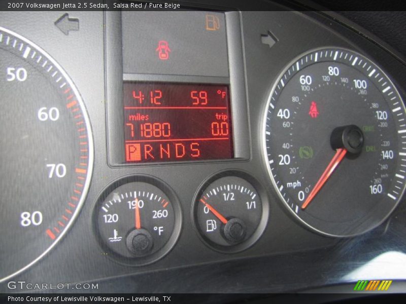 Salsa Red / Pure Beige 2007 Volkswagen Jetta 2.5 Sedan