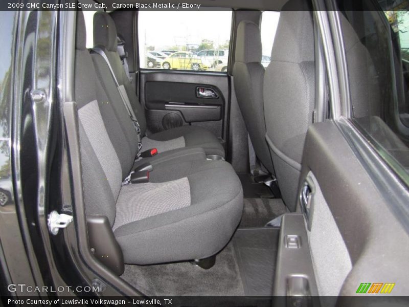  2009 Canyon SLE Crew Cab Ebony Interior