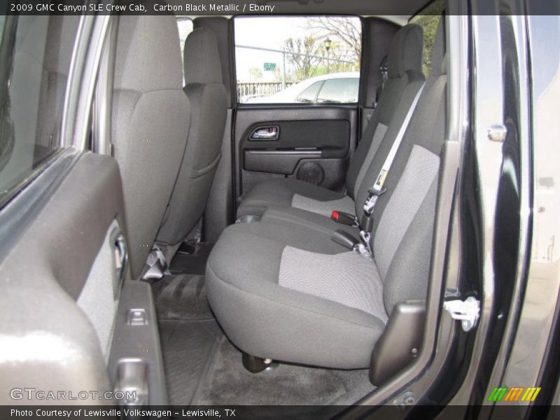  2009 Canyon SLE Crew Cab Ebony Interior