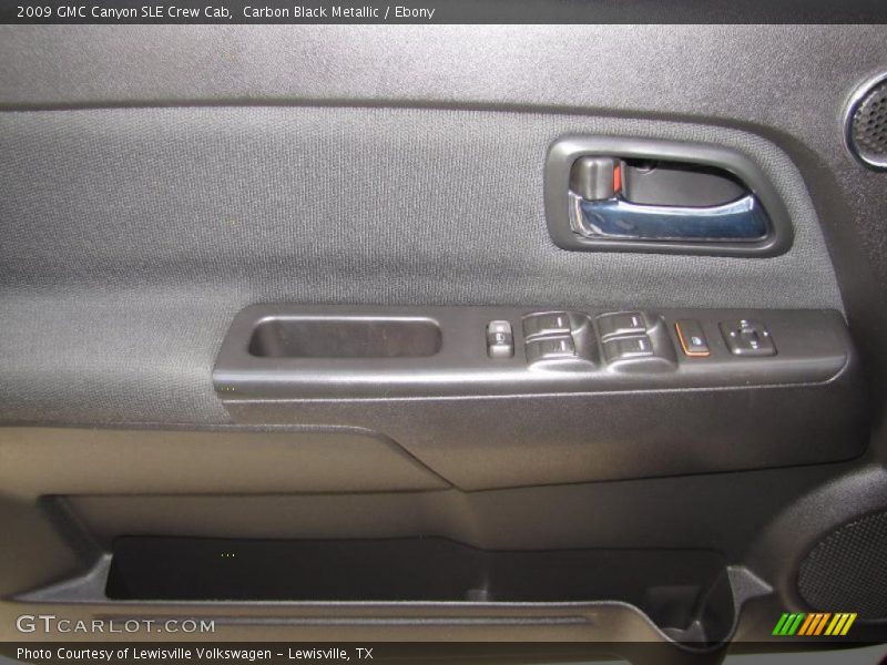 Carbon Black Metallic / Ebony 2009 GMC Canyon SLE Crew Cab