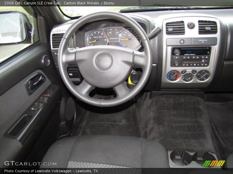 Dashboard of 2009 Canyon SLE Crew Cab