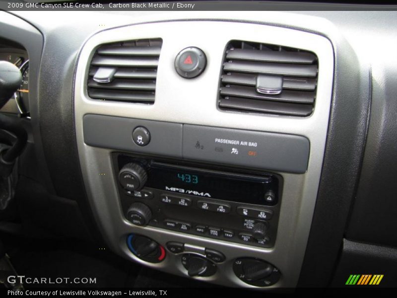 Carbon Black Metallic / Ebony 2009 GMC Canyon SLE Crew Cab