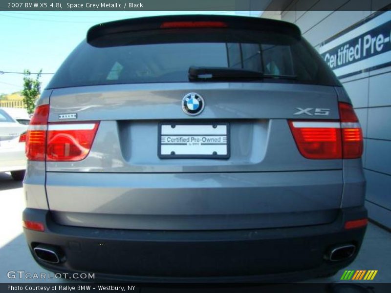 Space Grey Metallic / Black 2007 BMW X5 4.8i