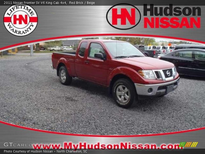 Red Brick / Beige 2011 Nissan Frontier SV V6 King Cab 4x4