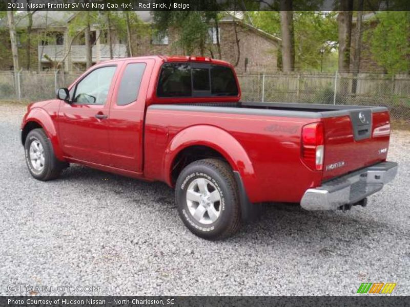 Red Brick / Beige 2011 Nissan Frontier SV V6 King Cab 4x4