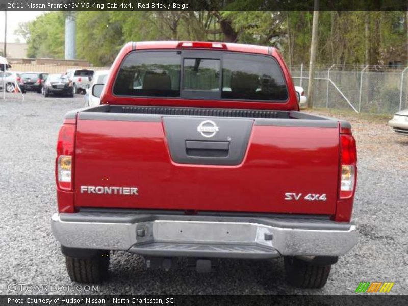 Red Brick / Beige 2011 Nissan Frontier SV V6 King Cab 4x4