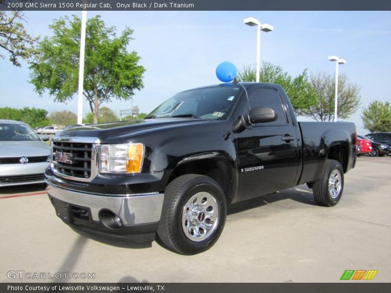 Onyx Black / Dark Titanium 2008 GMC Sierra 1500 Regular Cab