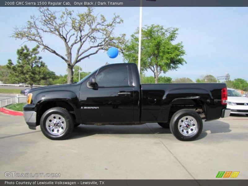 Onyx Black / Dark Titanium 2008 GMC Sierra 1500 Regular Cab