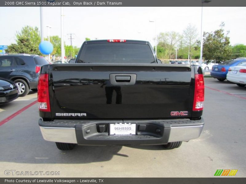 Onyx Black / Dark Titanium 2008 GMC Sierra 1500 Regular Cab
