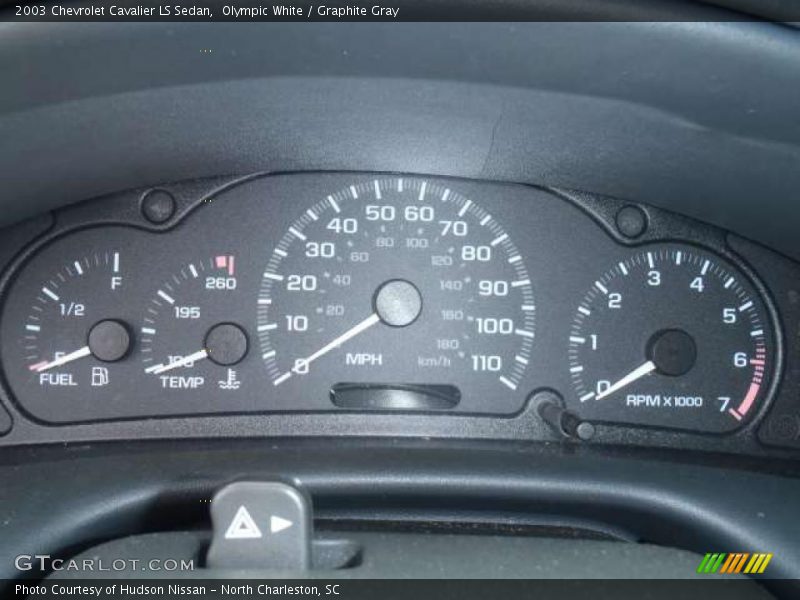  2003 Cavalier LS Sedan LS Sedan Gauges