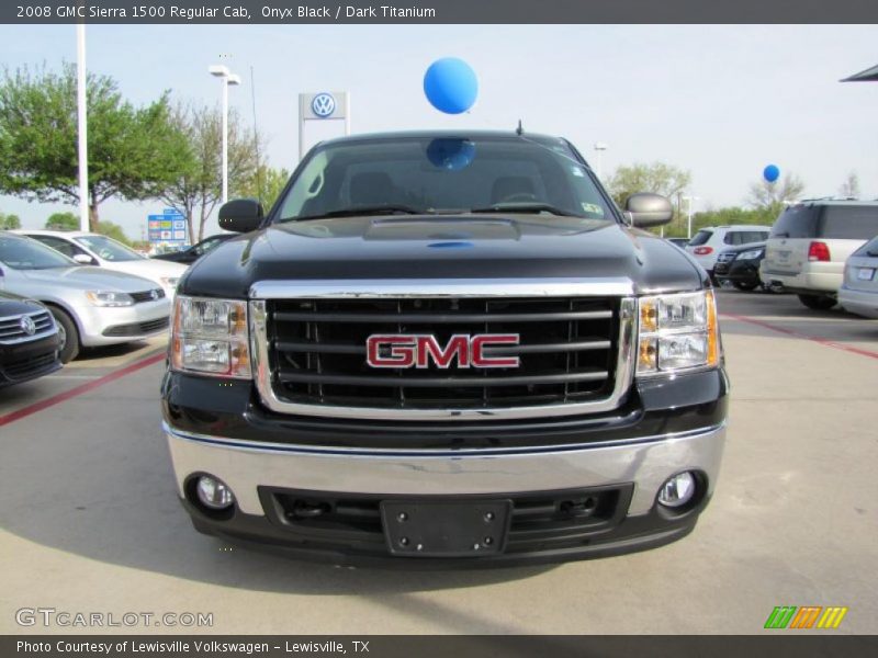 Onyx Black / Dark Titanium 2008 GMC Sierra 1500 Regular Cab