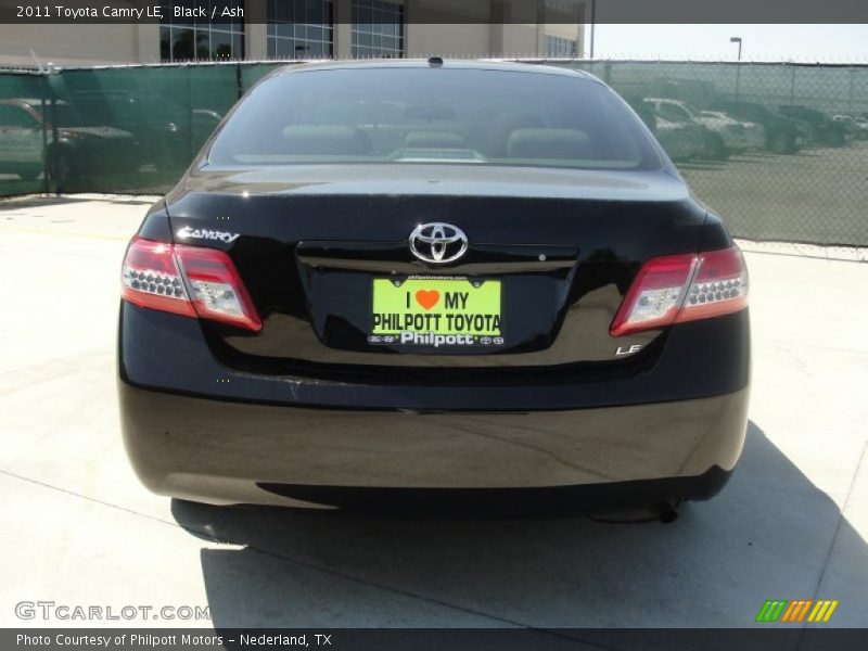 Black / Ash 2011 Toyota Camry LE