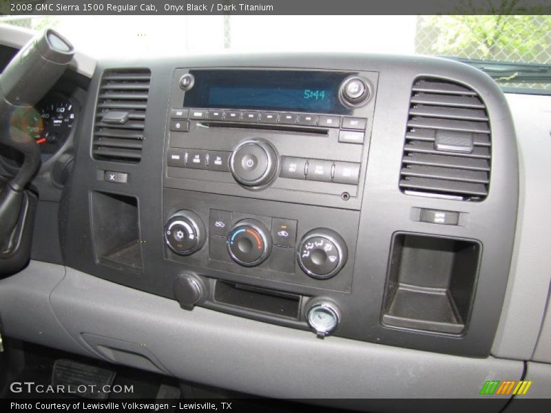 Onyx Black / Dark Titanium 2008 GMC Sierra 1500 Regular Cab