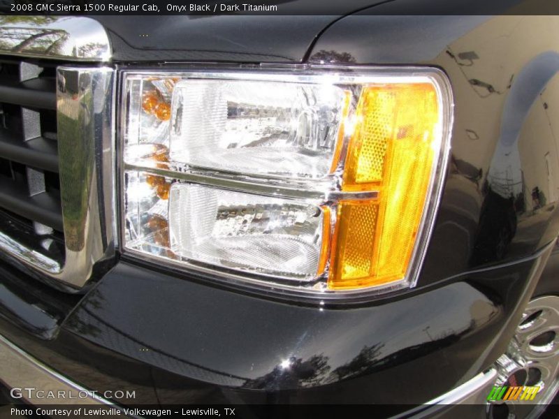Onyx Black / Dark Titanium 2008 GMC Sierra 1500 Regular Cab
