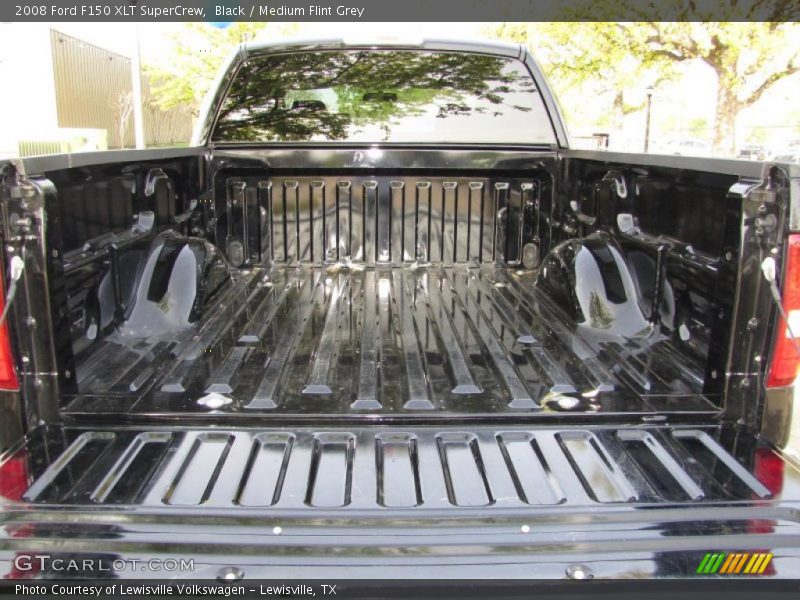 Black / Medium Flint Grey 2008 Ford F150 XLT SuperCrew