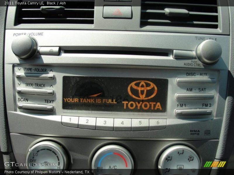 Black / Ash 2011 Toyota Camry LE