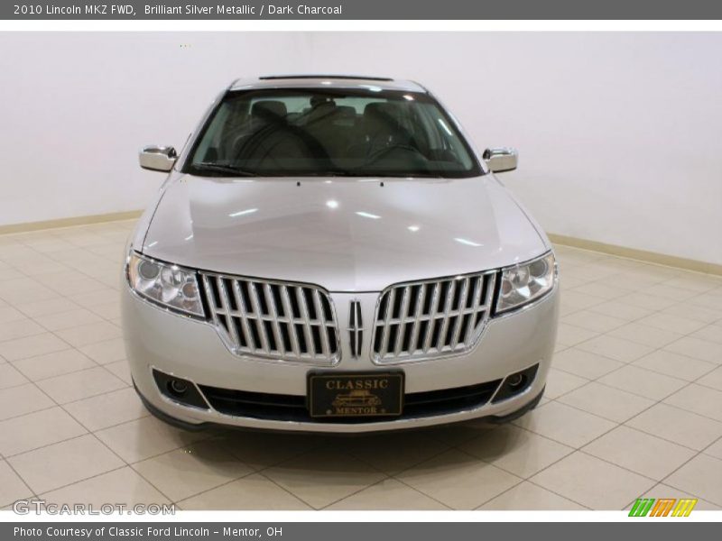 Brilliant Silver Metallic / Dark Charcoal 2010 Lincoln MKZ FWD