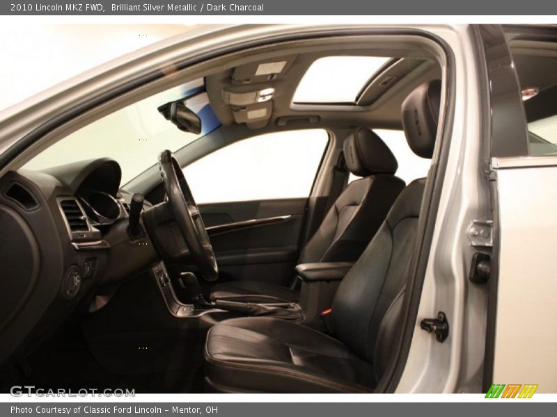 Brilliant Silver Metallic / Dark Charcoal 2010 Lincoln MKZ FWD