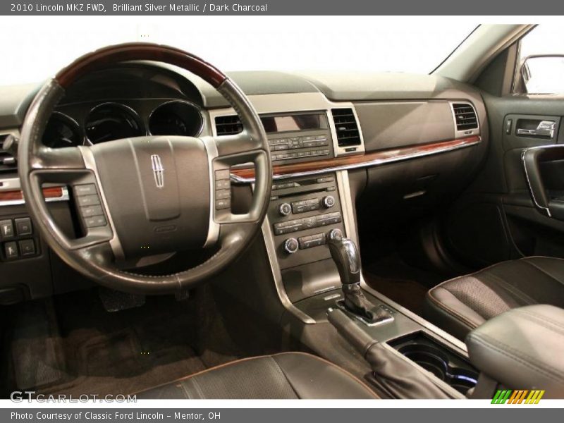 Brilliant Silver Metallic / Dark Charcoal 2010 Lincoln MKZ FWD