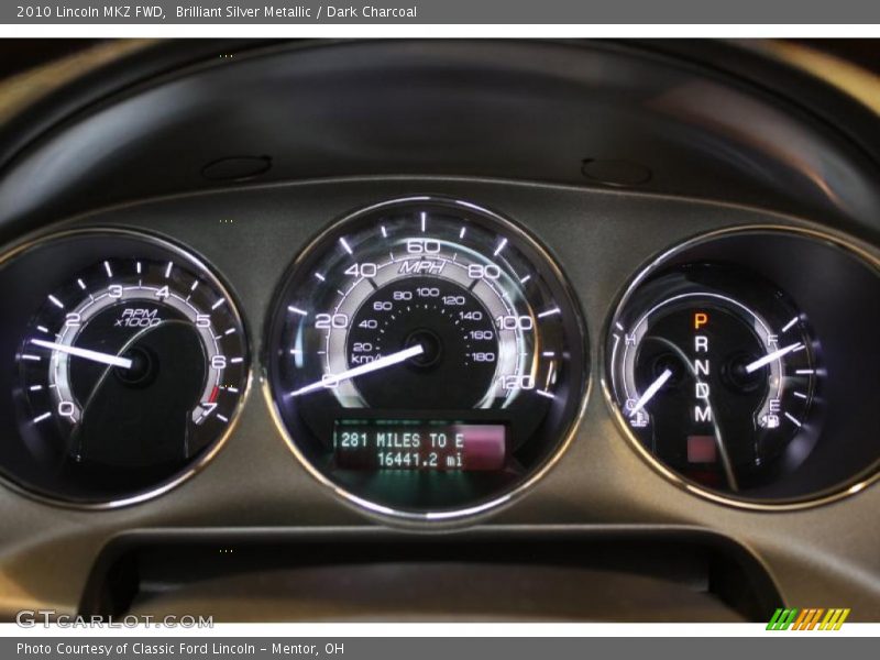 Brilliant Silver Metallic / Dark Charcoal 2010 Lincoln MKZ FWD