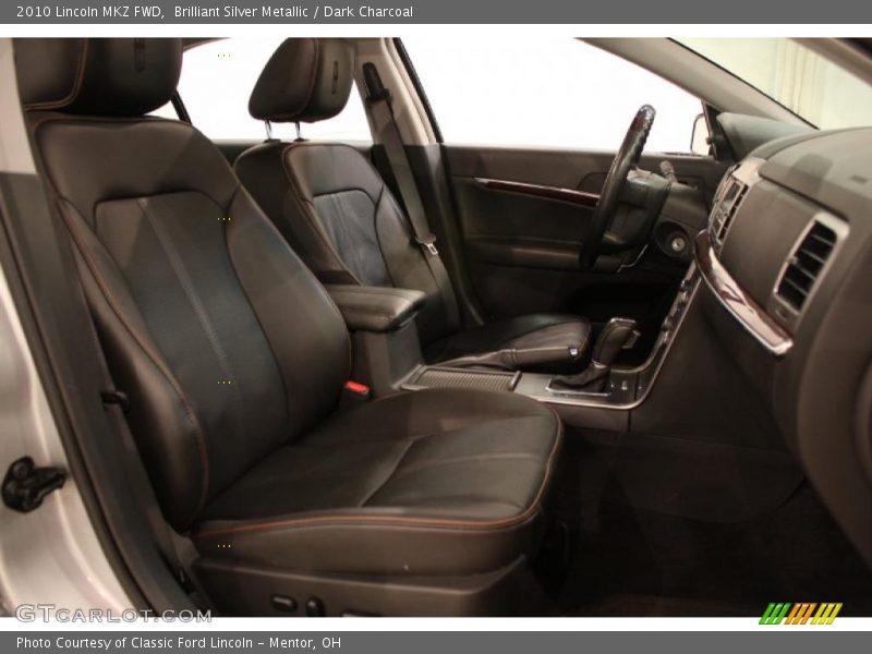Brilliant Silver Metallic / Dark Charcoal 2010 Lincoln MKZ FWD