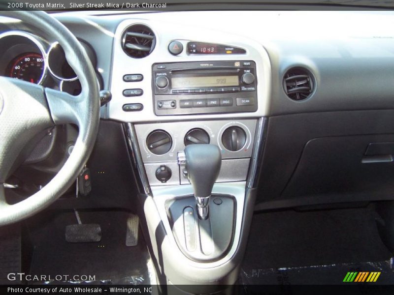 Silver Streak Mica / Dark Charcoal 2008 Toyota Matrix