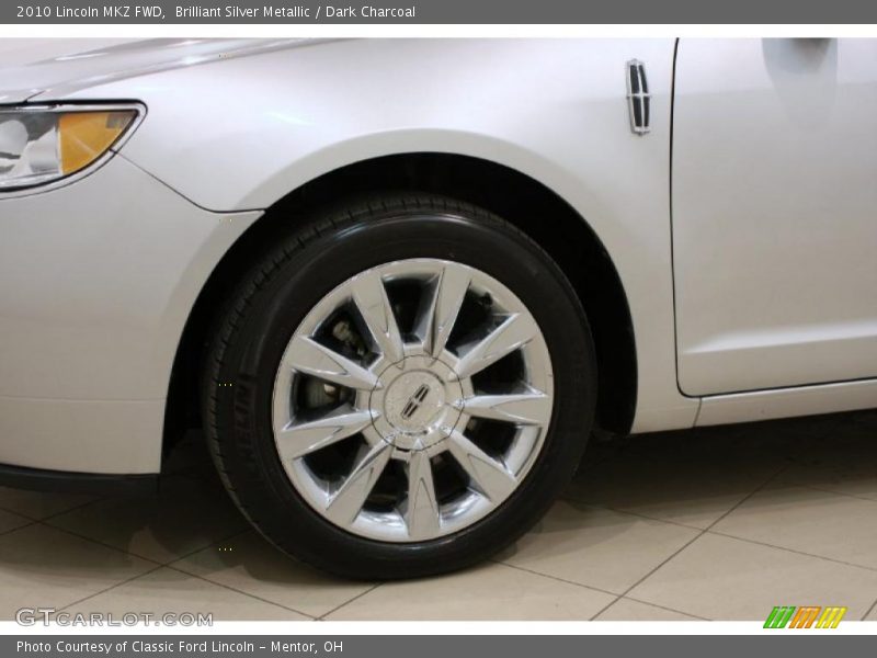 Brilliant Silver Metallic / Dark Charcoal 2010 Lincoln MKZ FWD