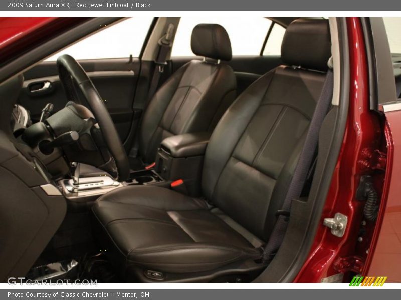 Red Jewel Tintcoat / Black 2009 Saturn Aura XR