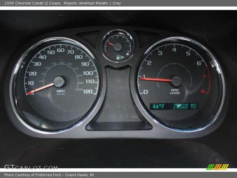 Majestic Amethyst Metallic / Gray 2006 Chevrolet Cobalt LS Coupe