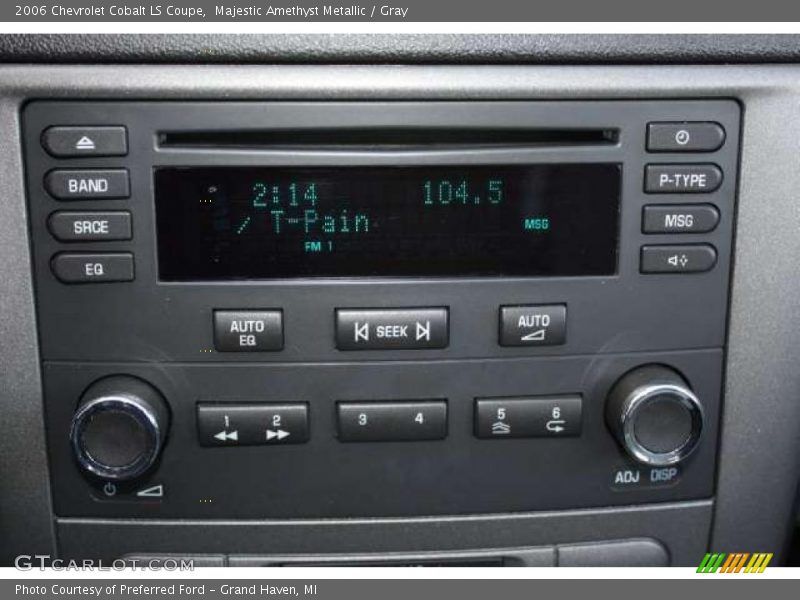 Majestic Amethyst Metallic / Gray 2006 Chevrolet Cobalt LS Coupe