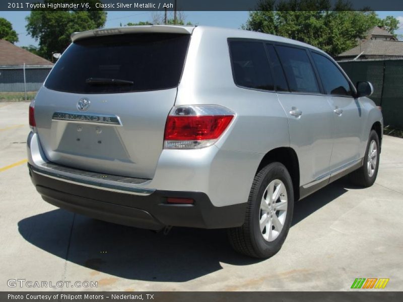 Classic Silver Metallic / Ash 2011 Toyota Highlander V6