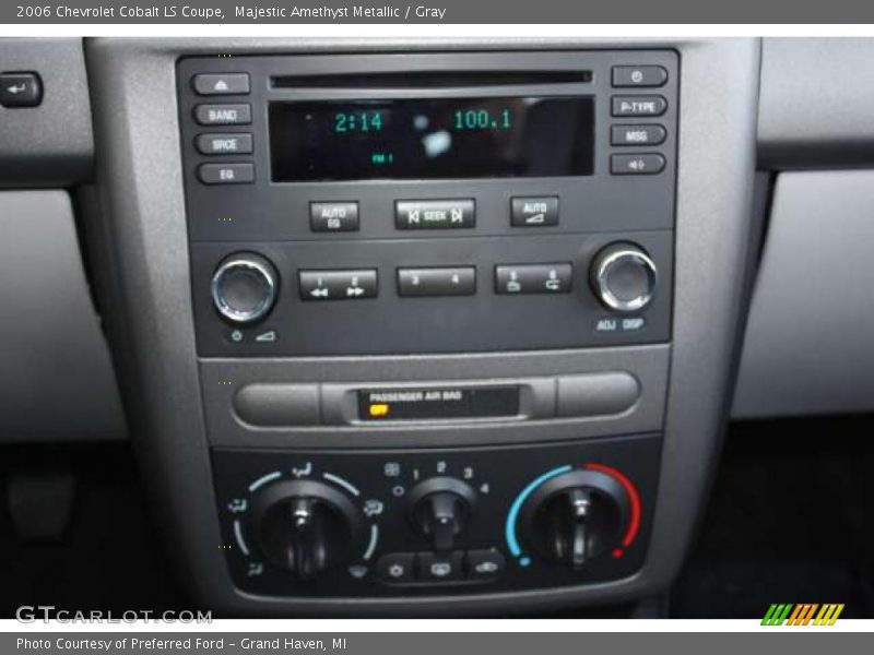 Majestic Amethyst Metallic / Gray 2006 Chevrolet Cobalt LS Coupe