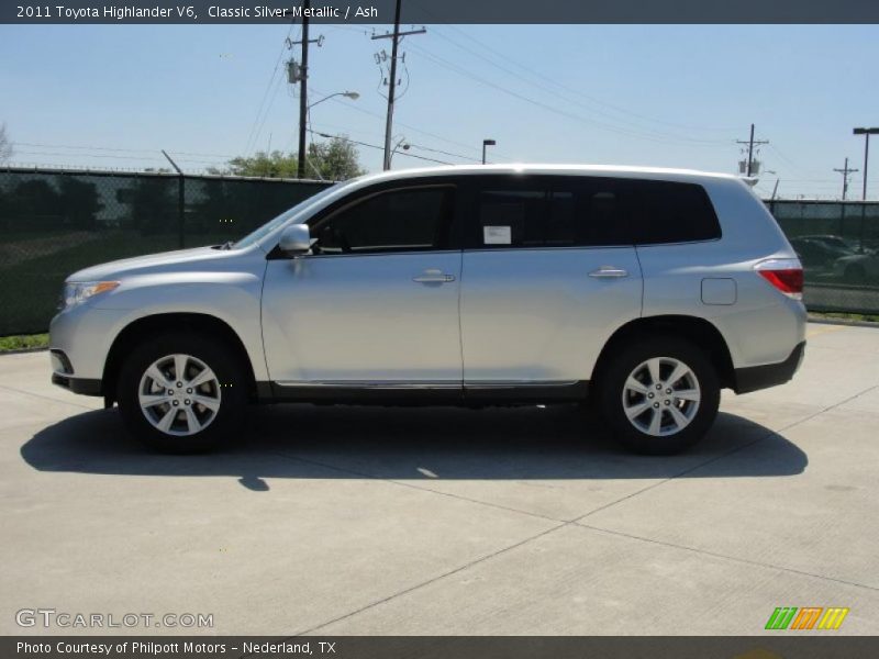 Classic Silver Metallic / Ash 2011 Toyota Highlander V6