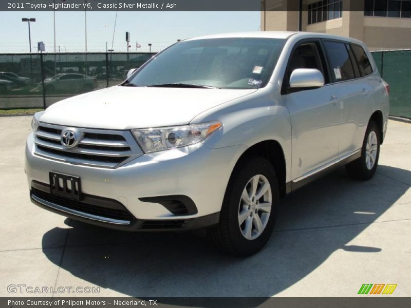 Classic Silver Metallic / Ash 2011 Toyota Highlander V6