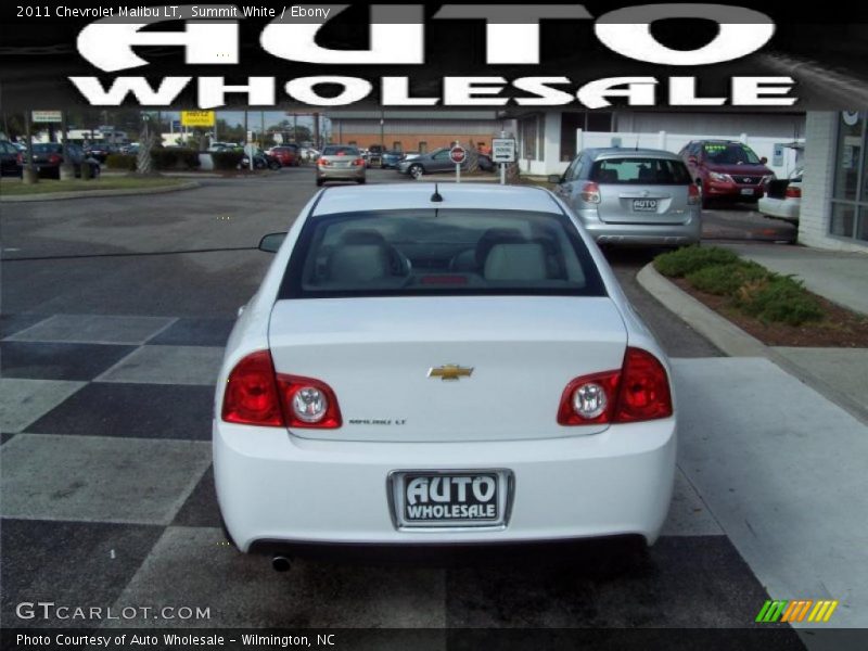 Summit White / Ebony 2011 Chevrolet Malibu LT
