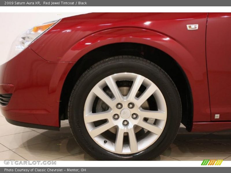 Red Jewel Tintcoat / Black 2009 Saturn Aura XR