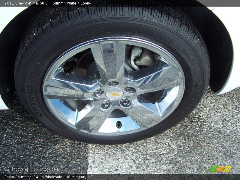 Summit White / Ebony 2011 Chevrolet Malibu LT