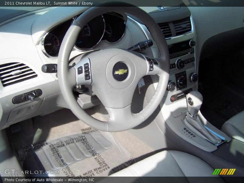 Summit White / Ebony 2011 Chevrolet Malibu LT
